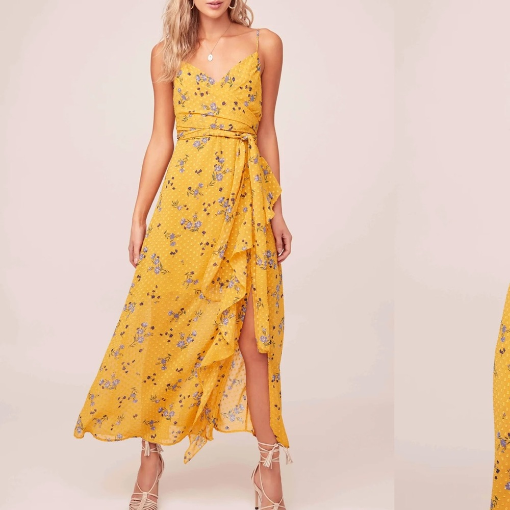 Astr the Label -BETTE FLORAL MAXI DRESS SIZE XS
